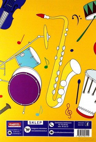 Kolorowanka Instrumenty muzyczne [KSIĄŻKA]