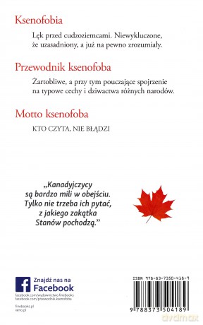 Przewodnik ksenofoba Kanadyjczycy - Vaughn Roste, Peter W. Wilson [KSIĄŻKA]