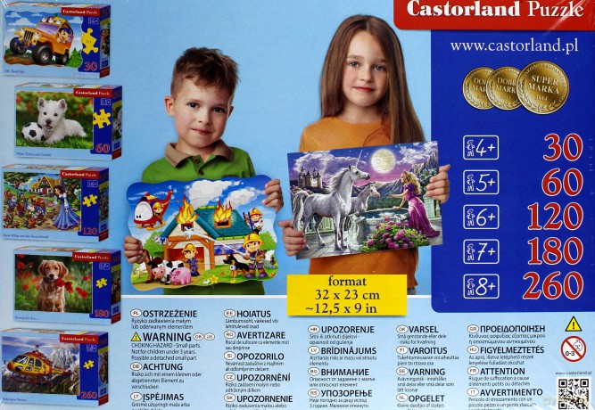CASTOR 120 el. Kociaki na ogrodowym krześle [PUZZLE]