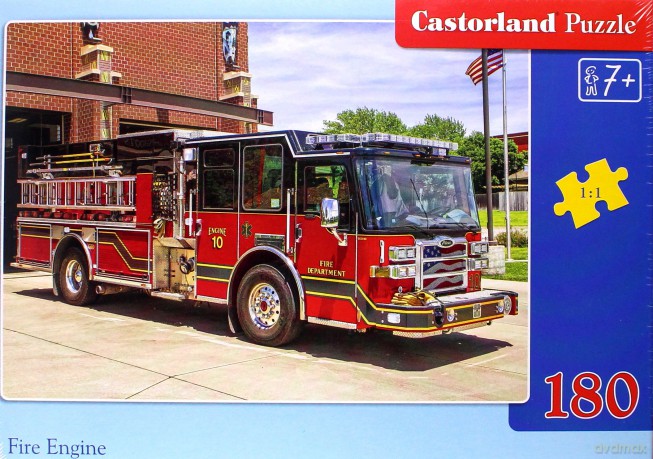 CASTOR 180 el. Wóz strażacki [PUZZLE]