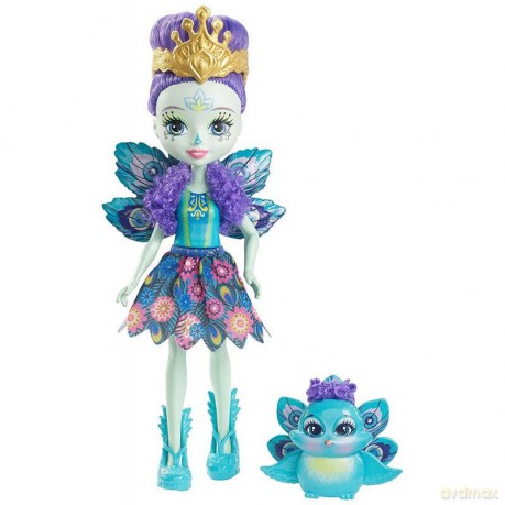 ENCHANTIMALS Lalka + Zwierzątko, Pattern Peacock