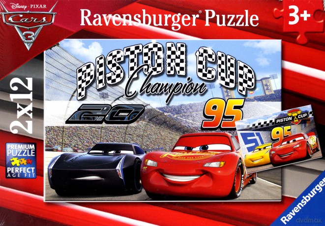 RAVENSBURGER 2x12 el. Auta 3 [PUZZLE]