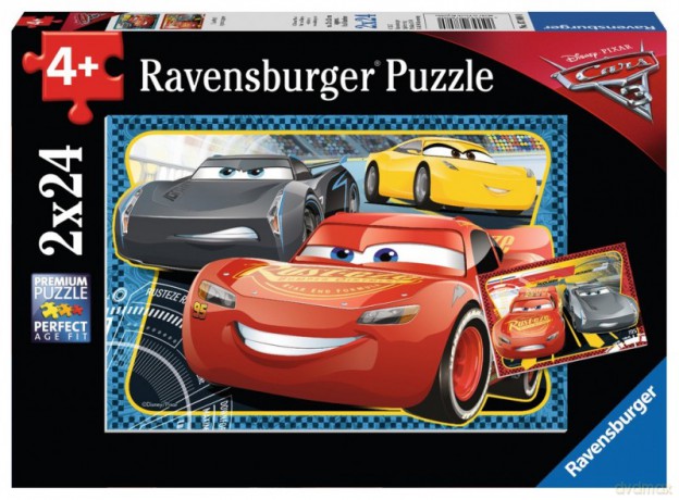 RAVENSBURGER 2x24 el. Auta 3 [PUZZLE]