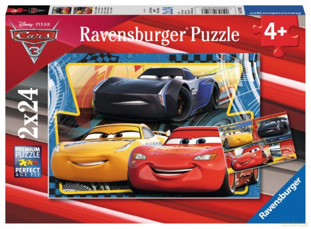 RAVENSBURGER 2x24 el. Auta 3 [PUZZLE]