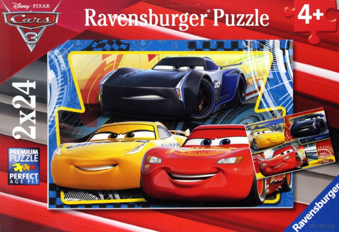 RAVENSBURGER 2x24 el. Auta 3 [PUZZLE]