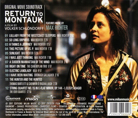 Return To Montauk soundtrack (Powrót do Montauk) (Max Richter) [CD]