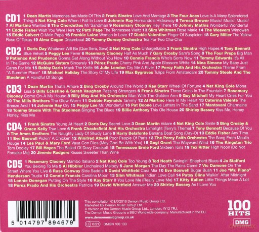 100 Hits - Fabulous 50s [5CD]