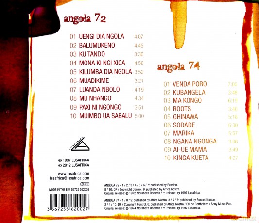 Bonga: Angola 72-74 [2CD]