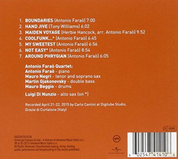 Antonio Farao: Boundaries [CD]