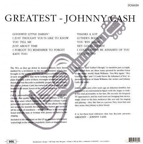 Johnny Cash: Greatest [Winyl]