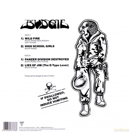 Budgie: If Swallowed Do Not Induce Vomiting [Winyl]