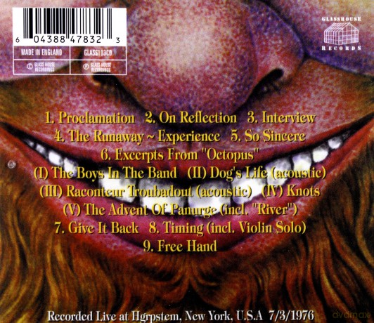 Gentle Giant: Interview In Concert [CD]