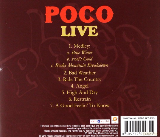 Poco: Live [CD]