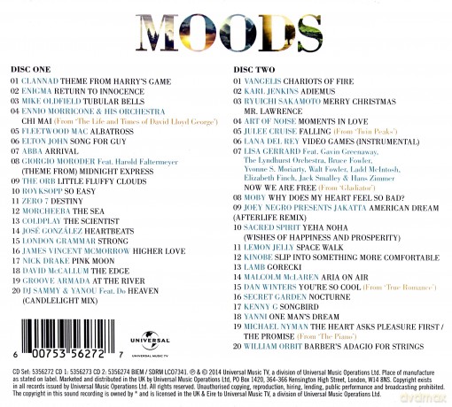 Moods - A World Of Emotions [2CD]