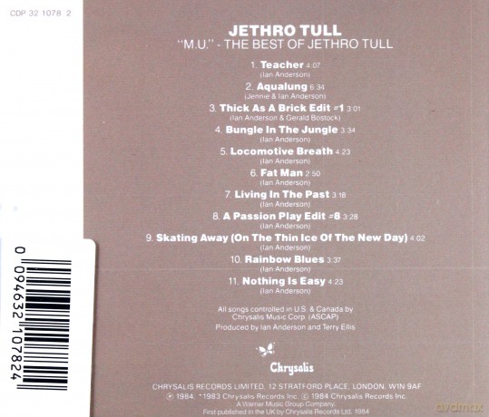 Jethro Tull: Mu - The Best Of [CD]