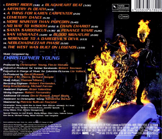 Ghost Rider soundtrack [CD]