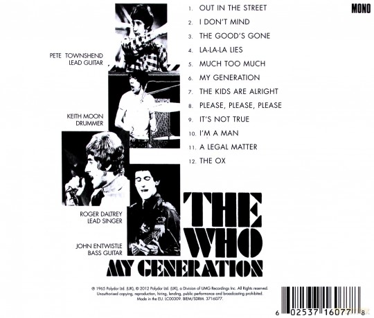 The Who: My Generation [CD]