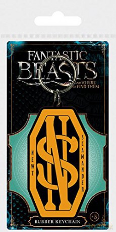 Fantastic Beasts: Newt Scamander Logo Rubber Keyring