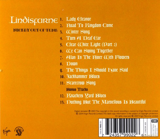 Lindisfarne: Nicely Out Of Tune [CD]
