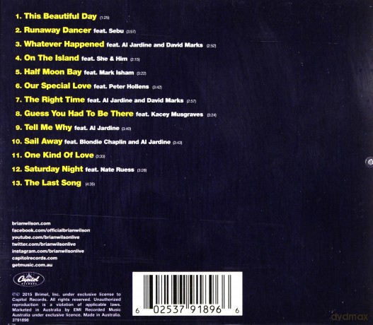 Brian Wilson: No Pier Pressure [CD]