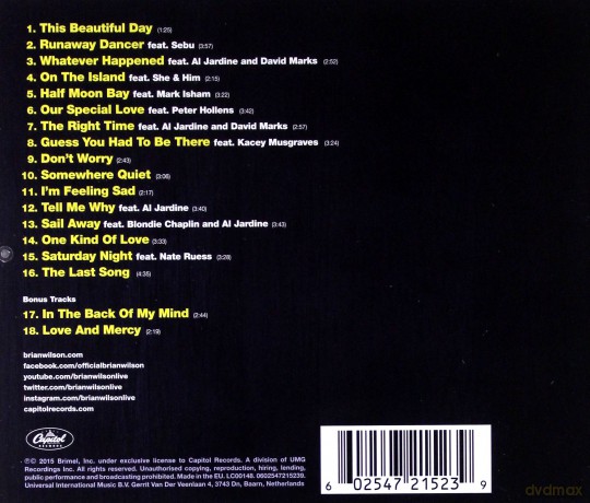 Brian Wilson: No Pier Pressure (Deluxe Edition) [CD]