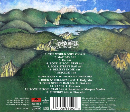 Barclay James Harvest: Octoberon [CD]