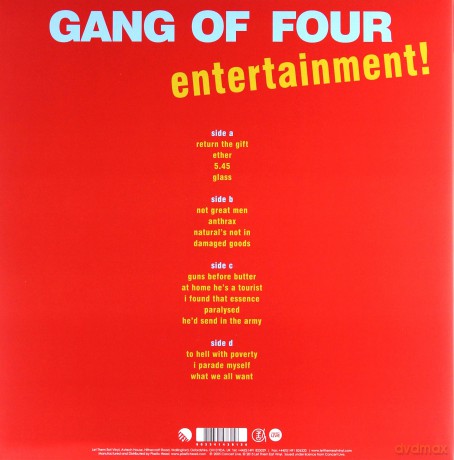 Gang Of Four: Official Live Recording - London Barbican 2005 [2xWinyl]