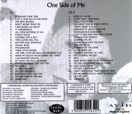 Ella Fitzgerald: One Side Of Me [2CD]