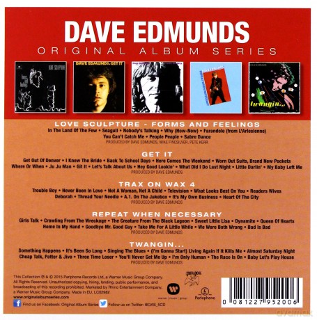 Dave Edmunds: Original Album Series [5CD]