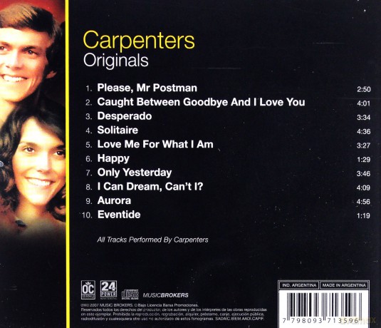 Carpenters: Originals [CD]