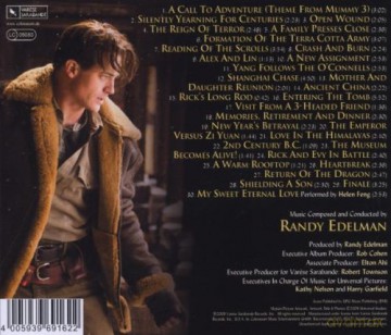 Mummy: Tomb Of The Dragon Emperor soundtrack (Mumia: Grobowiec Cesarza Smoka) (Randy Edelman) [CD]