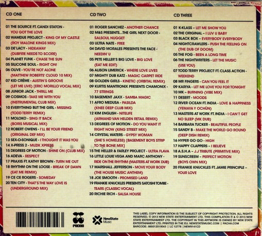 Pacha - Original House Anthems [3CD]
