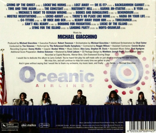Lost: Season 4 soundtrack (Zagubieni) (Michael Giacchino) [CD]