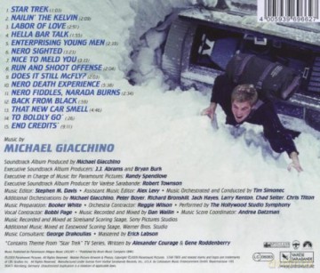 Star Trek (2009) soundtrack (Michael Giacchino) [CD]