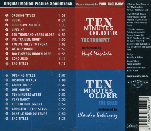 Ten Minutes Older: The Trumpet soundtrack (Dziesięć Minut Starszy: Trąbka) (Paul Englishby) [CD]