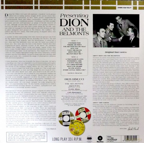 Dion & The Belmonts: Presenting Dion And The Belmonts [Winyl]