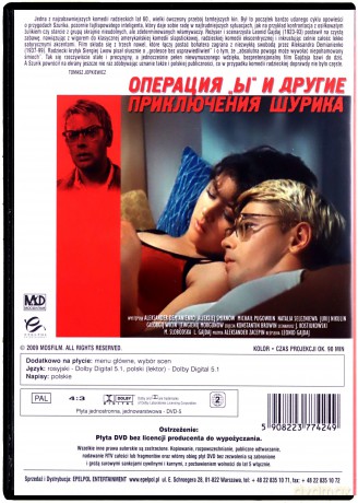 Klasyka Kina Radzieckiego: Operacja Y, czyli przypadki Szurika [DVD]