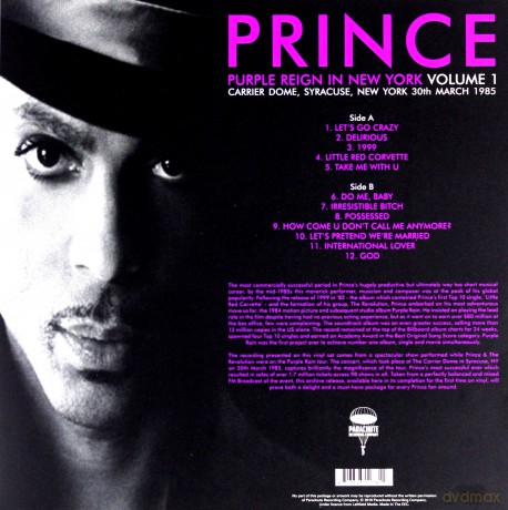 Prince: Purple Reign In Nyc - vol. 1 (Purple Limited) [Winyl]
