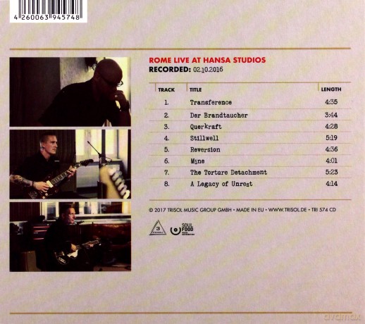 Rome: Hansa Studios Session (digipack) [CD]