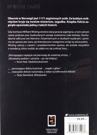 Felicia zaginęła - Jorn Lier Horst [KSIĄŻKA]