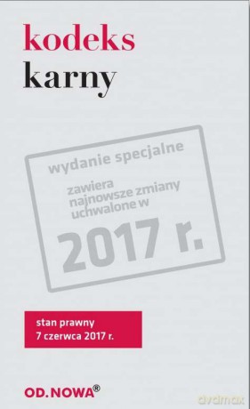Kodeks karny 06.2017 [KSIĄŻKA]