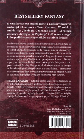 Łotr część 2. Bestsellery Fantasy (Tom 10) - Trudi Canavan [KSIĄŻKA]