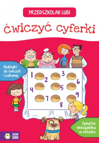 Przedszkolak lubi ćwiczyć cyferki [KSIĄŻKA]