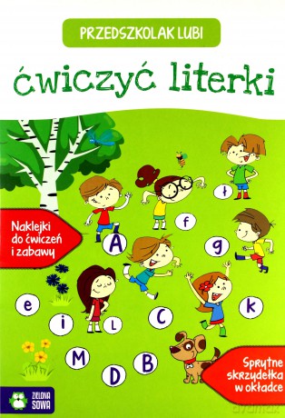 Przedszkolak lubi ćwiczyć literki [KSIĄŻKA]