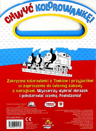 Tomek i Przyjaciele. Chwyć kolorowankę [KSIĄŻKA]