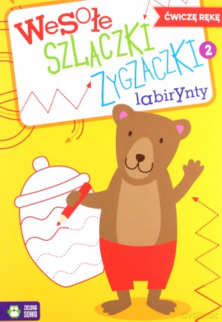Wesołe szlaczki zygzaczki labirynty 2. Ćwiczę rękę [KSIĄŻKA]
