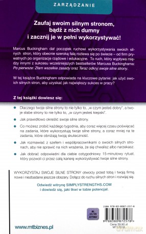 Wykorzystaj swoje silne strony. Użyj dźwigni swojego talentu - Marcus Buckingham [KSIĄŻKA]