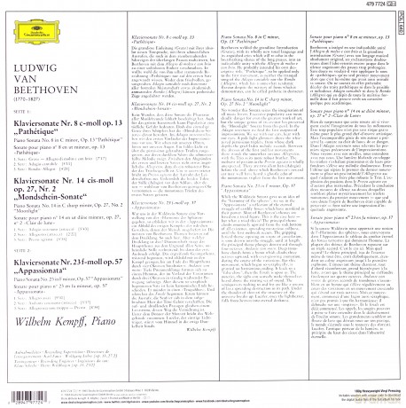 Wilhelm Kempff: Beethoven Piano Sonatas [Winyl]