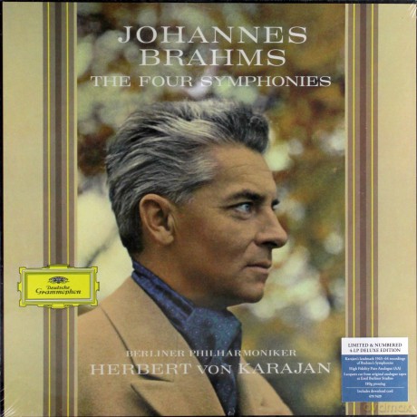 Herbert Von Karajan: Brahms 4 Symphonies [4xWinyl]