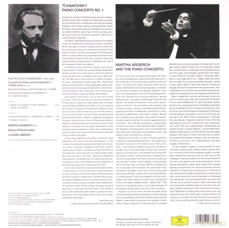 Martha Argerich: Tchaikovsky Piano Concerto 1 [Winyl]